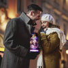 GLOVISTA'S Artificial Tulips in Crystal Box, Galaxy Glass Rose Flower with LED Light Great Gift Ideas for Valentine's Day