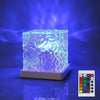 GLOVISTA'S Dynamic Water Ripple Projection Light, USB Portable Night Lamp for Home Decor